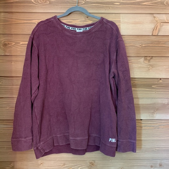 PINK Victoria's Secret Sweaters - 2/$30 Oversized PINK Crewneck Sweater